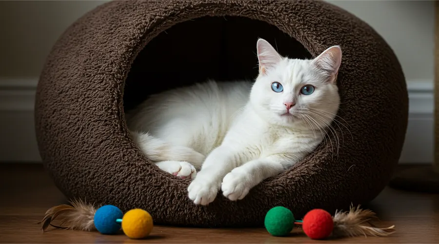 أثاث ومكان النوم والاسترخاء للقطط