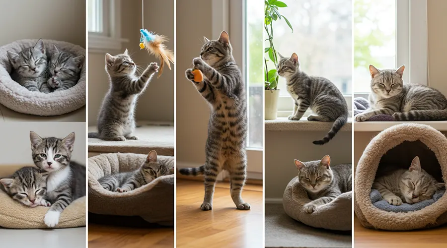 أعمار القطط