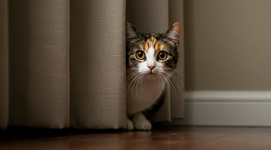 اشياء تخاف منها القطط