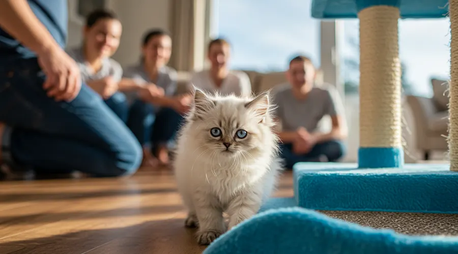 التحضير للتكيف مع القطط في بداية حياتها الجديدة