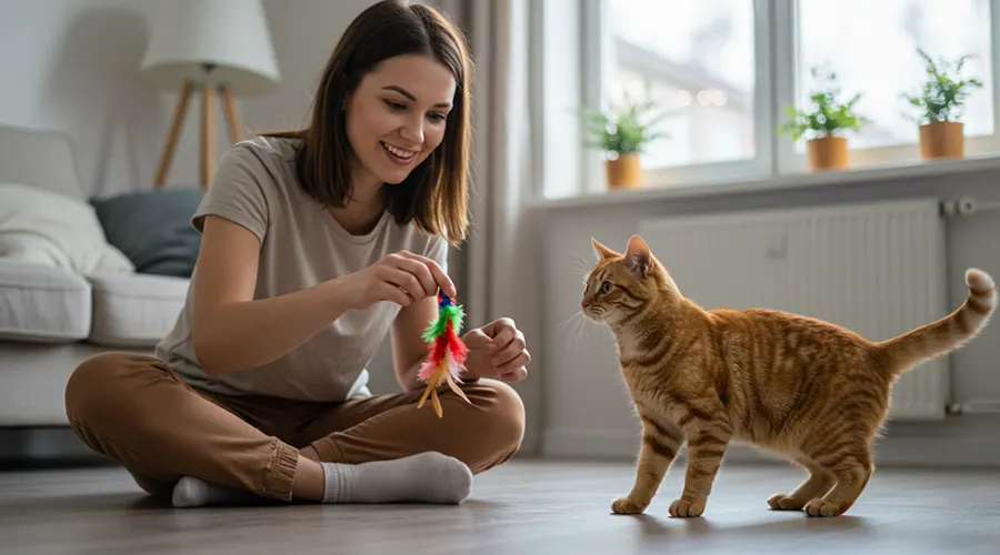 التعامل مع سلوك القطط وتدريبها