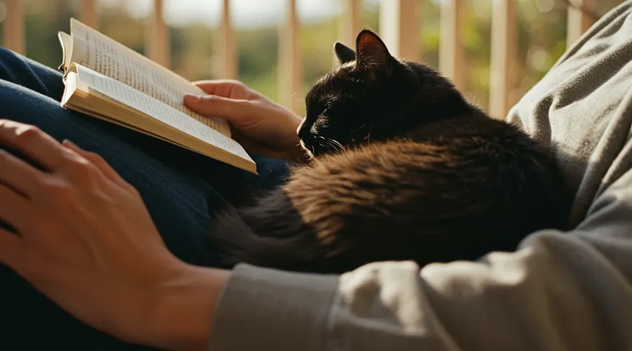 علامات حب القطط لك