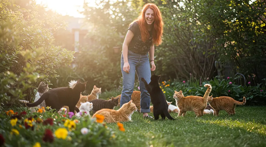 عمر القطط مقارنة بعمر الإنسان