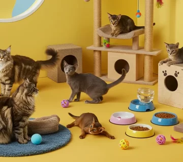 اشياء للقطط كل ما تحتاجه قطتك من مستلزمات وألعاب وطعام