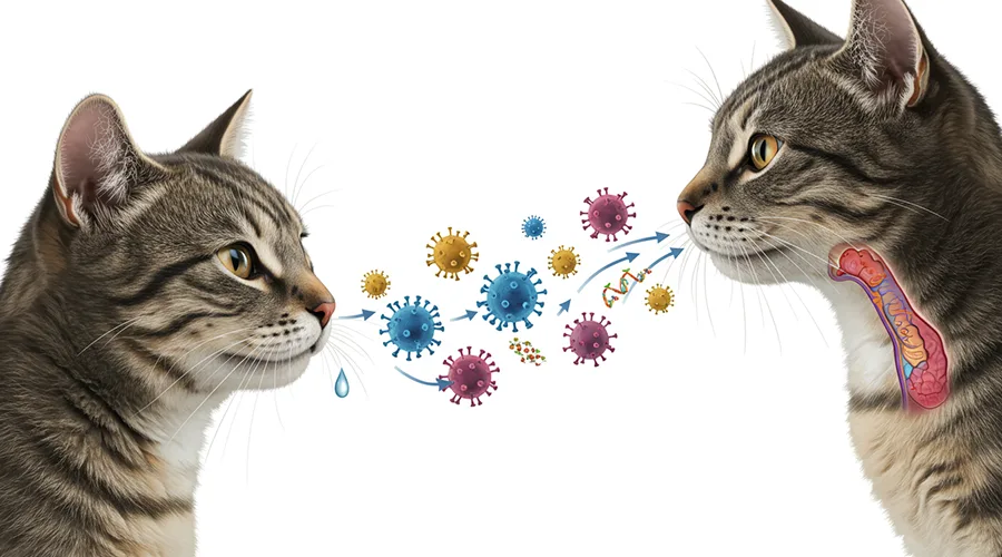 أسباب الإصابة بفيروس الهربس عند القطط