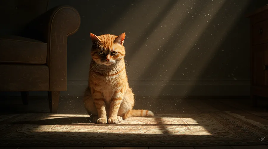 أسباب حزن القطط