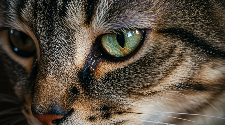 أسباب دموع القطط وإفرازات العين