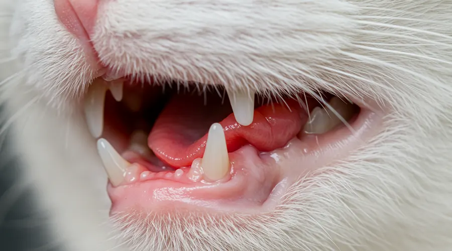 أسباب مشاكل الأسنان عند القطط
