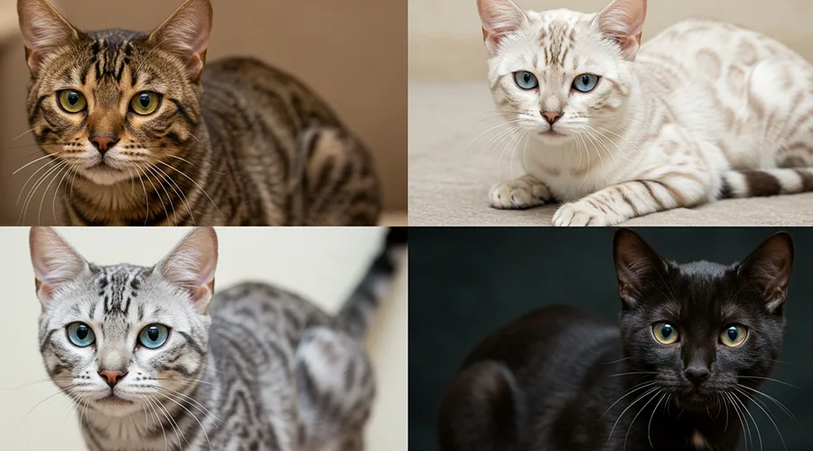 أسماء قطط البنغال حسب اللون والمظهر