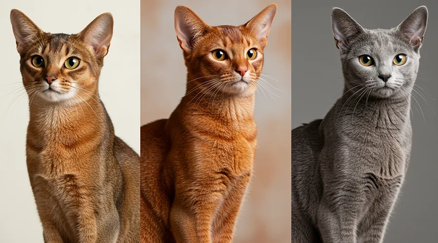 أسماء قطط الحبشية حسب اللون