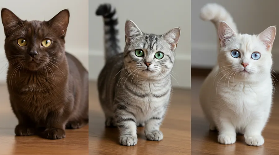 أسماء قطط مونتشكين حسب اللون