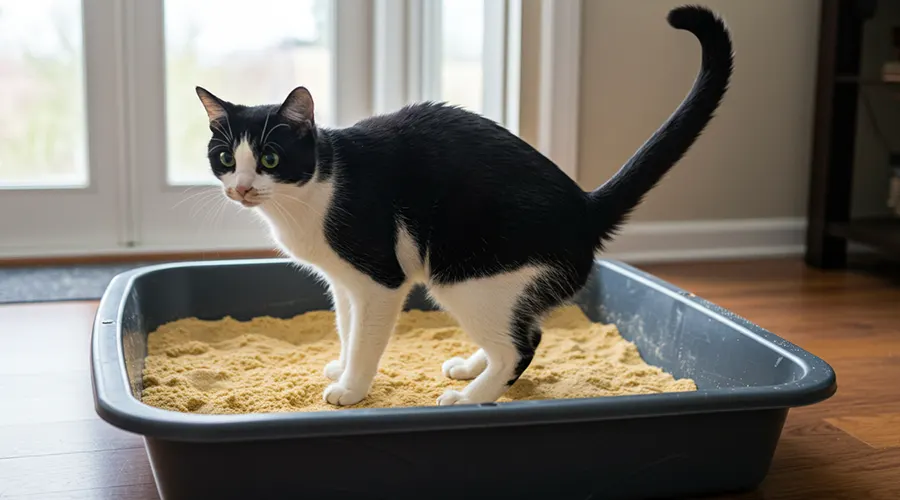 أعراض التهاب المثانة عند القطط