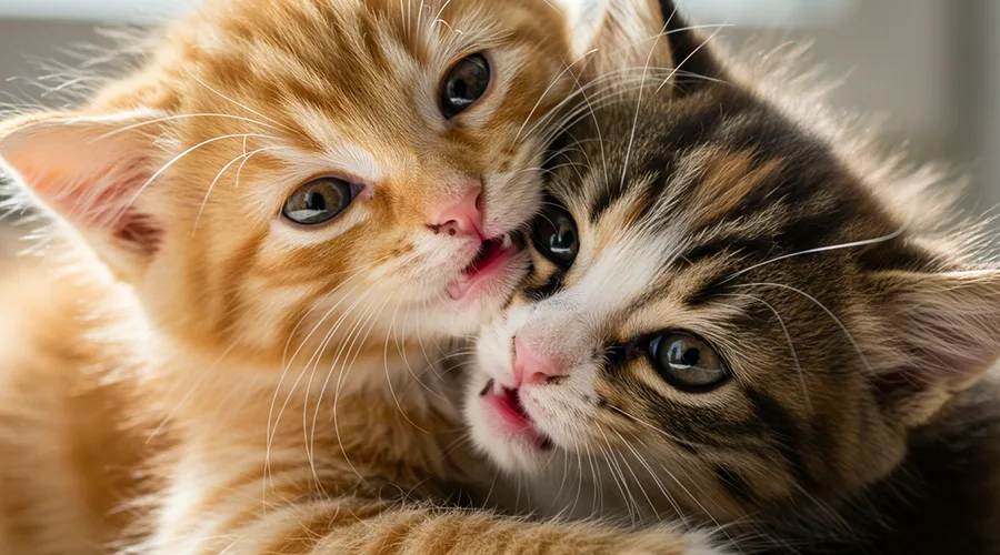 أعراض تسنين القطط
