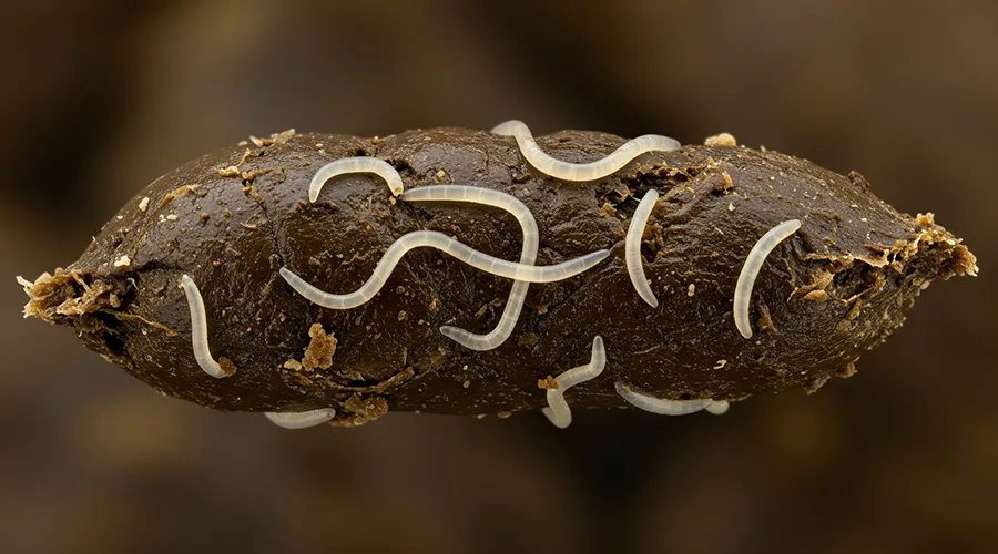 أعراض وجود ديدان عند القطط