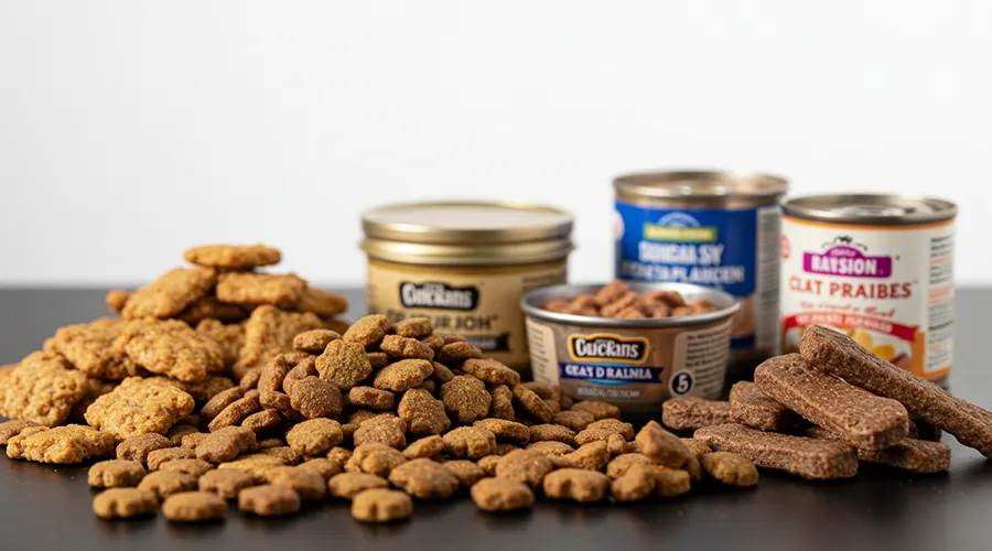 أنواع أكل القطط المسموح به