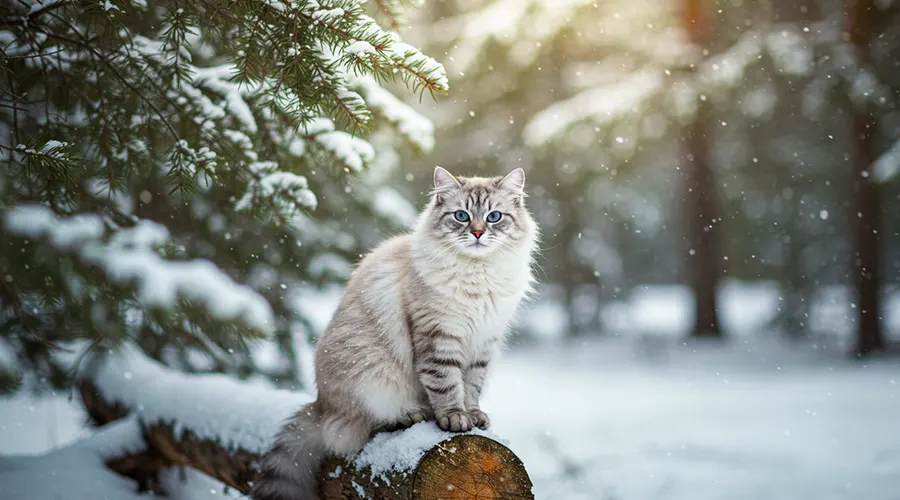 أنواع القطط السيبيرية