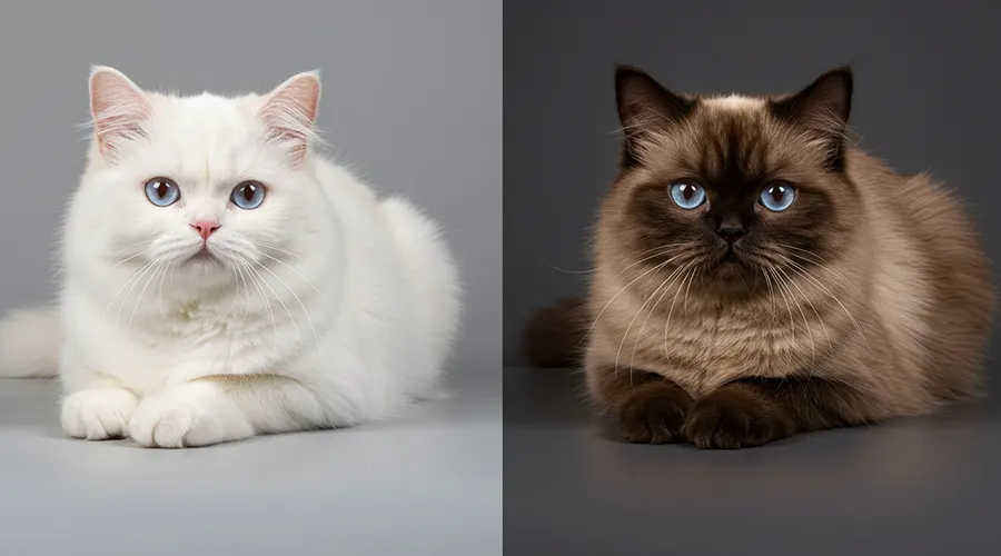 اسماء قطط هملايا حسب اللون