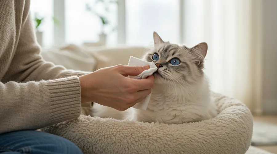 الوقاية من زكام القطط