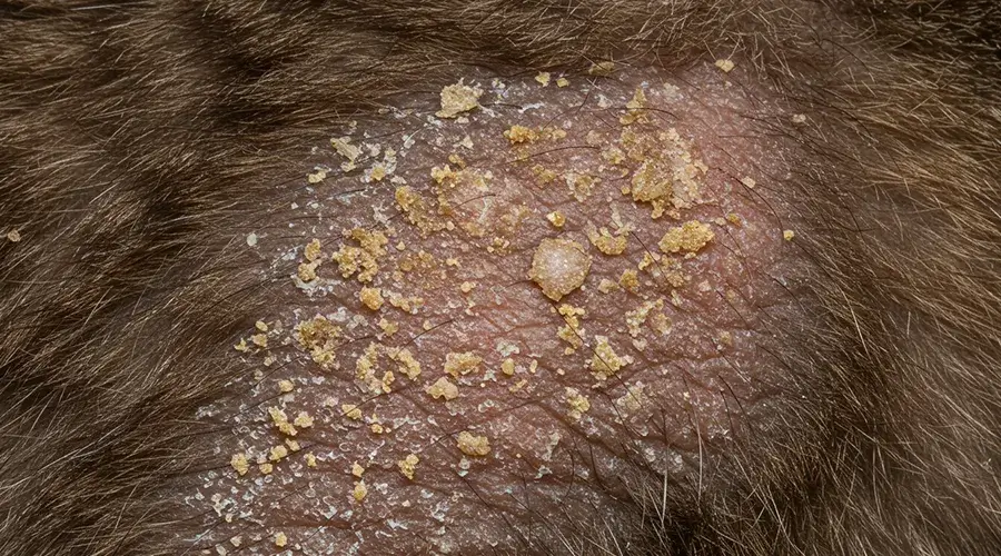 امراض القطط الجلدية 