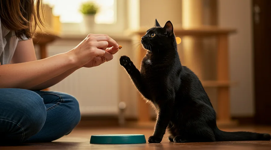 تدريب القطط