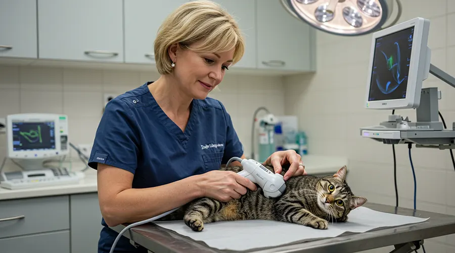 تشخيص التهاب المثانة عند القطط