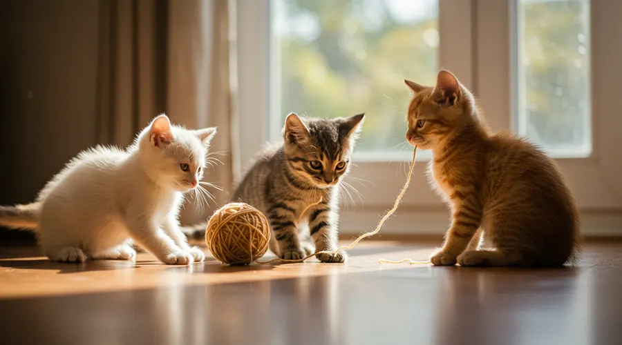 تطعيم القطط الصغيرة