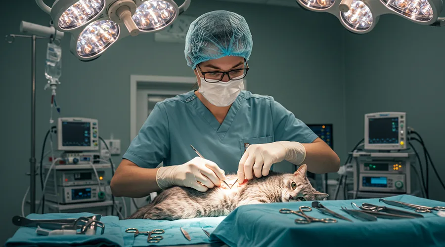 تعقيم القطط