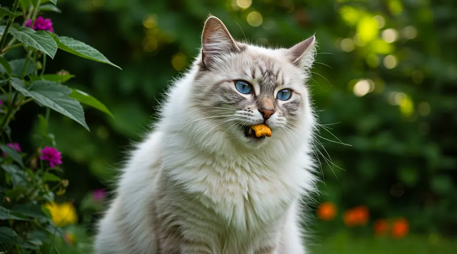 تغذية القط السيبيري