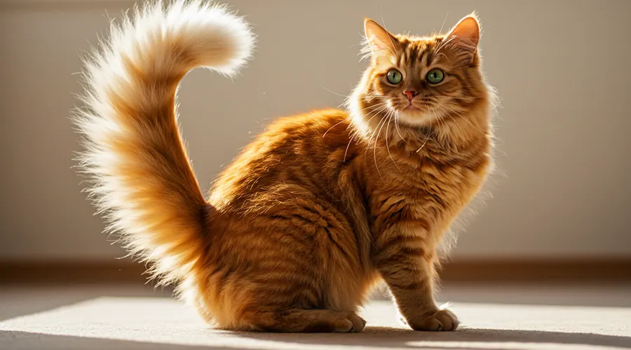 حركات الذيل عند القطط