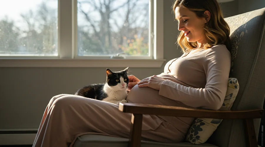 داء القطط والحامل