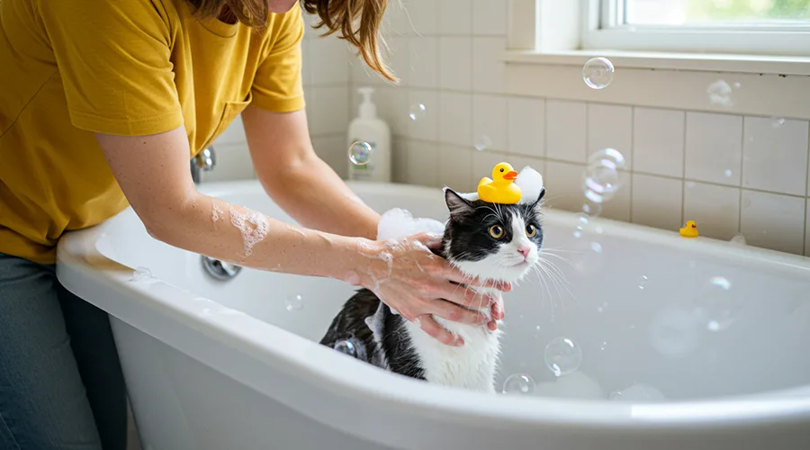 طرق علاج الأمراض الجلدية عند القطط