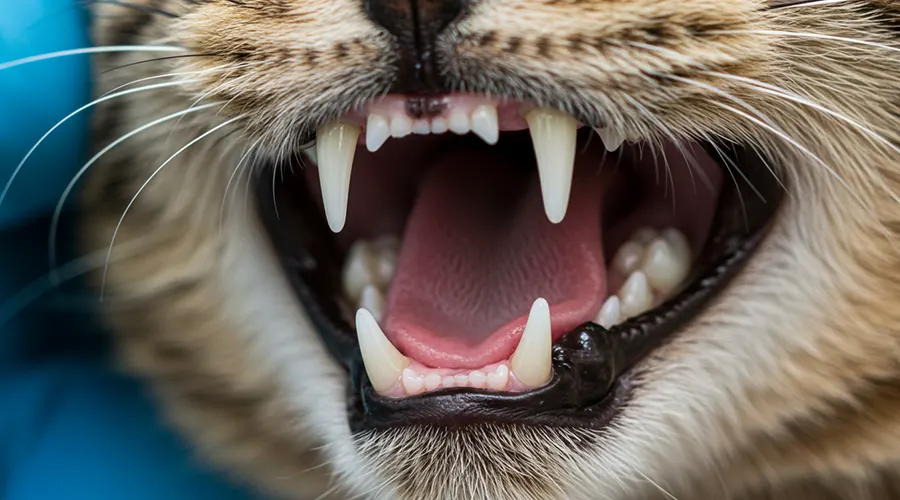 عدد أسنان القط