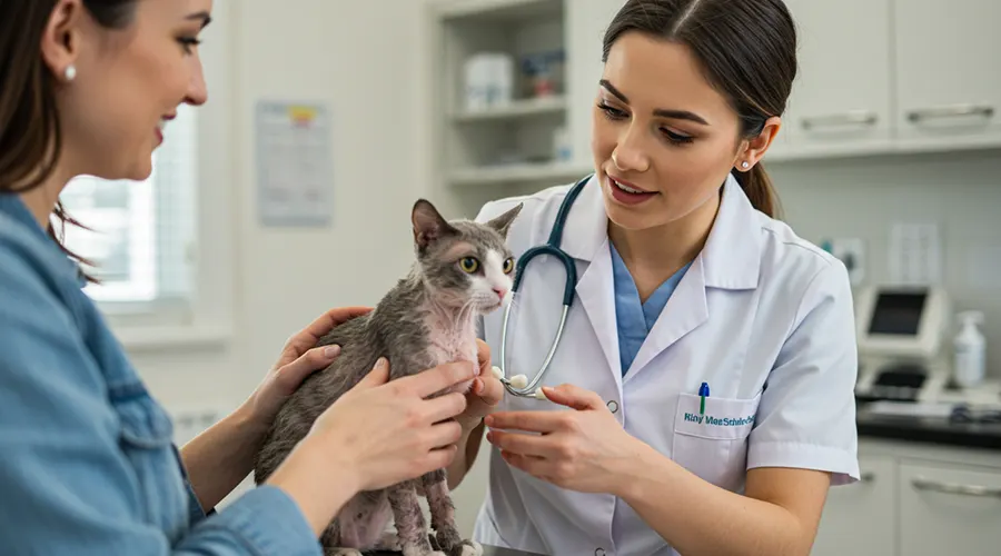 علاج الثعلبة عند القطط