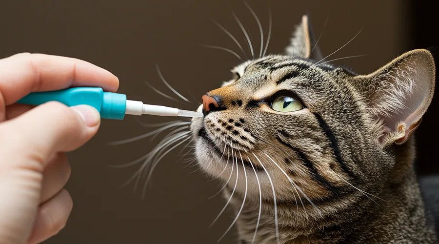 علاج عدوى الجهاز التنفسي العلوي للقطط