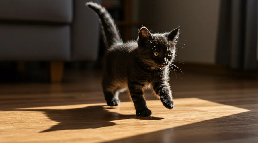فرط الحركة عند القطط الصغيرة