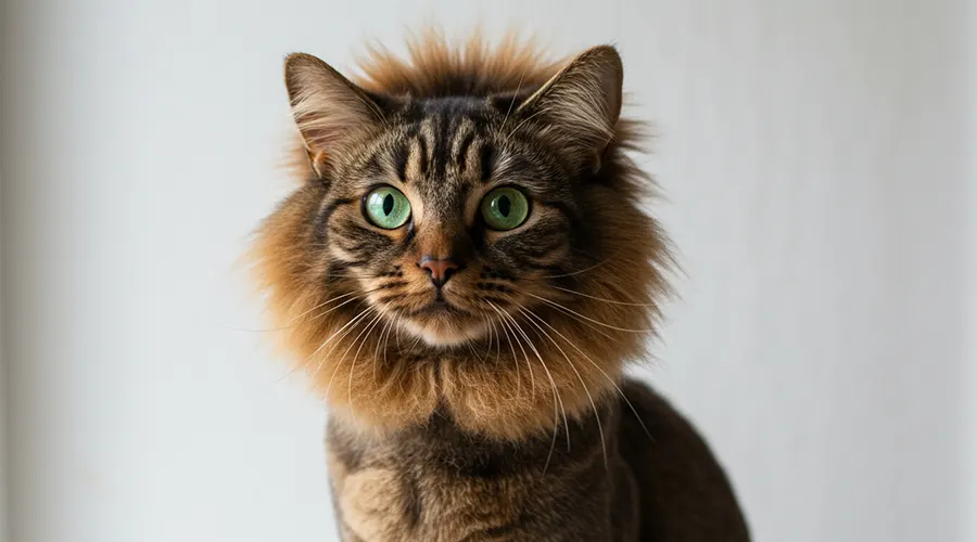 قصة الأسد للقطط