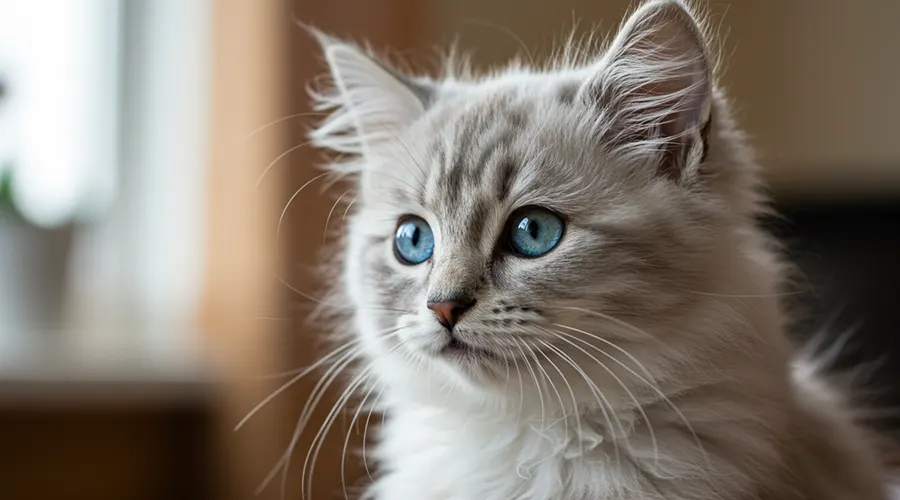 قط نيبيلونج صغير