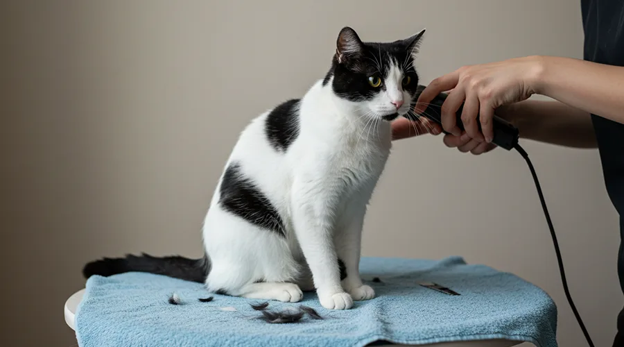 كيفية حلاقة القطط في المنزل خطوة بخطوة