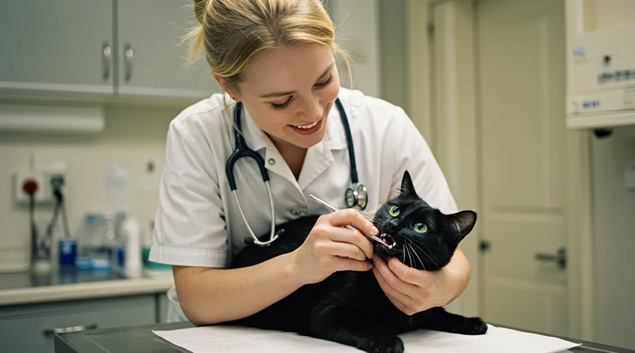 كيفية علاج مشاكل الأسنان عند القطط