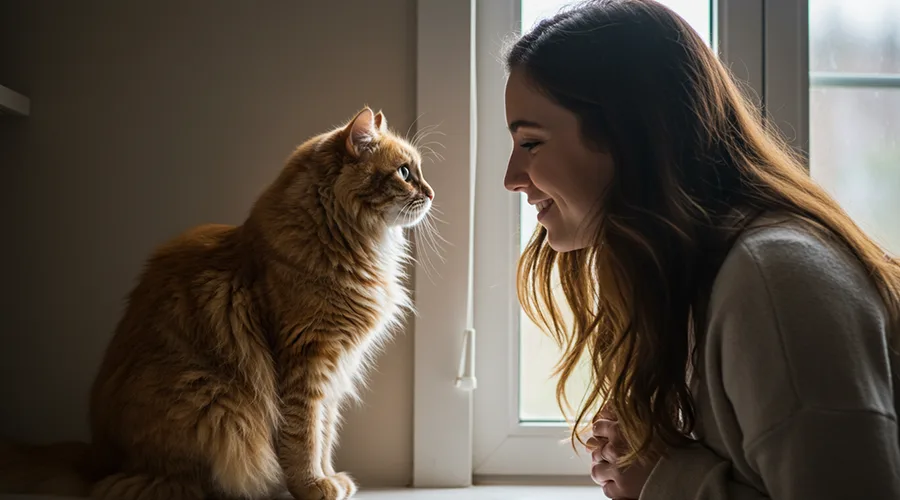 كيف تتواصل القطط مع البشر؟