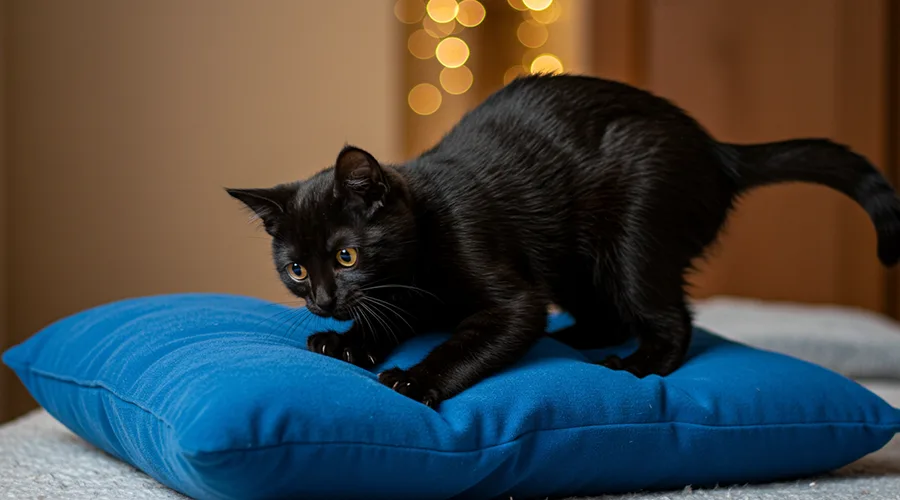 لماذا تقوم القطط بحركة العجن؟