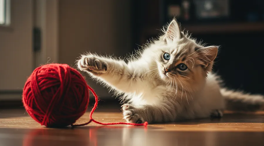 ما سبب فرط الحركة عند القطط؟