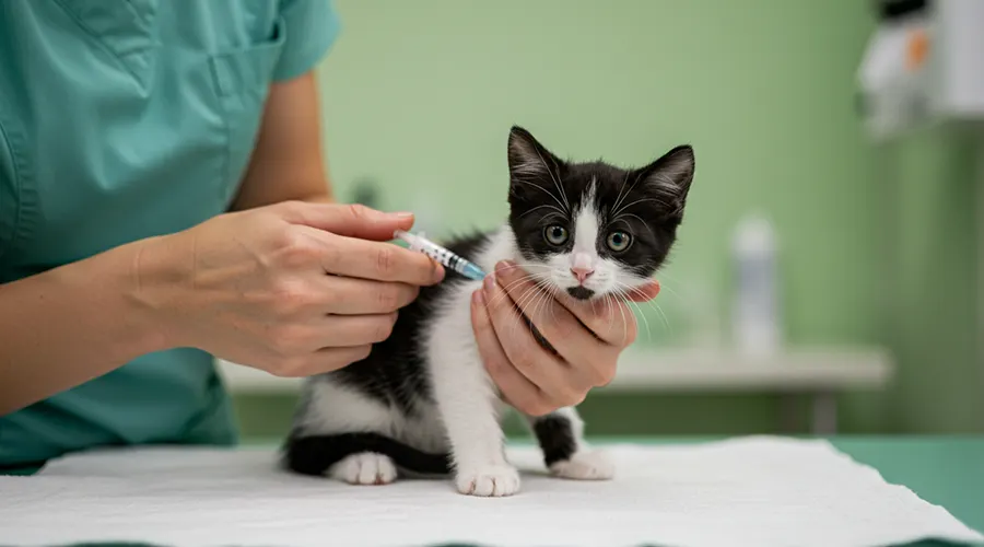 متى يبدأ تطعيم القطط الصغيرة؟