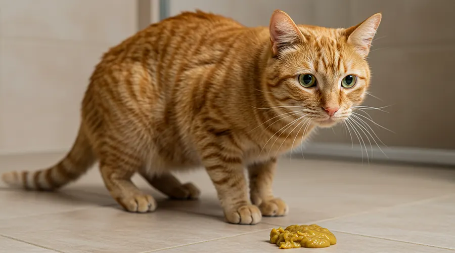 متى يصبح الإسهال عند القطط حالة طبية طارئة؟