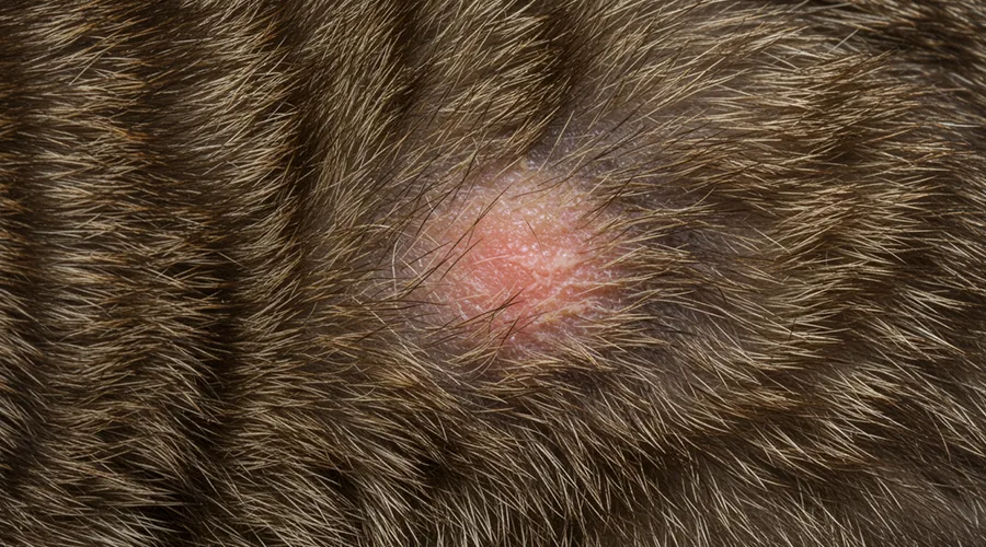 مراحل الإصابة بفطريات القطط مراحل الإصابة بفطريات القطط