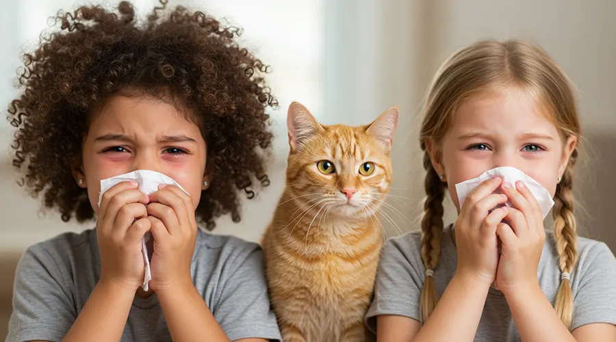 هل فعلاً القطط تسبب الحساسية؟ وهل تؤثر على الأطفال؟