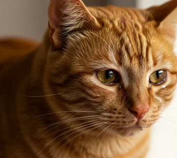 سبب دموع القطط وكيفية علاج إفرازات العين