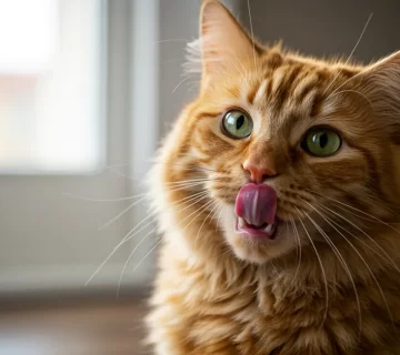 لسان القط خارج فمه باستمرار؟ إليك 14 سببًا محتملًا ومتى تقلق