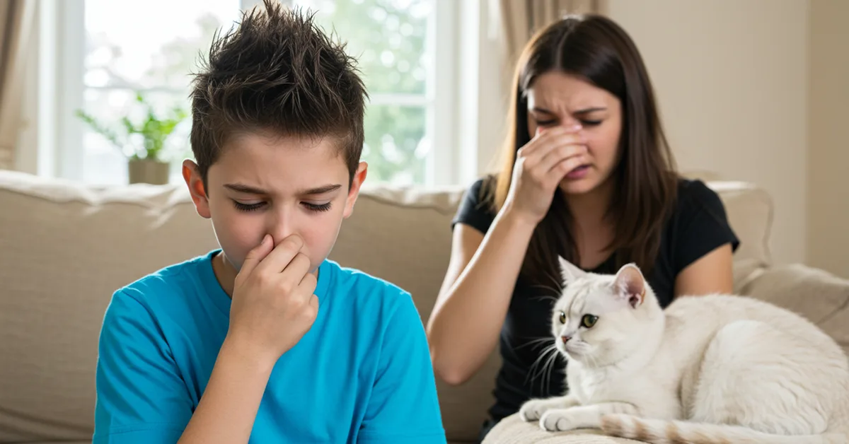 هل يمكن التخلص من حساسية القطط دون التخلي عنها 🤔؟