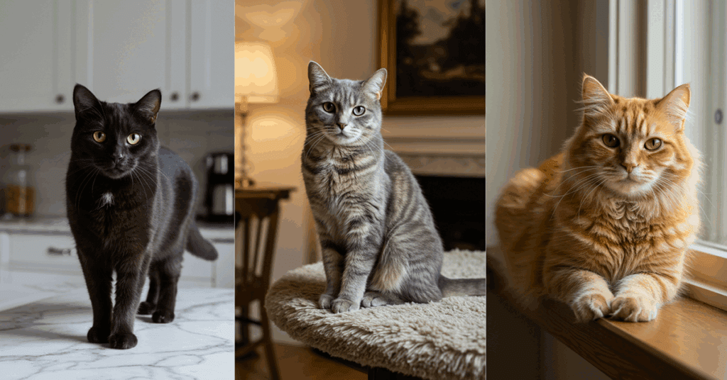 أجمل ألوان القطط